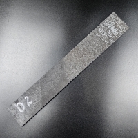 Заготовка для ножа из стали D-2 размеры: 350х40х2,5 мм